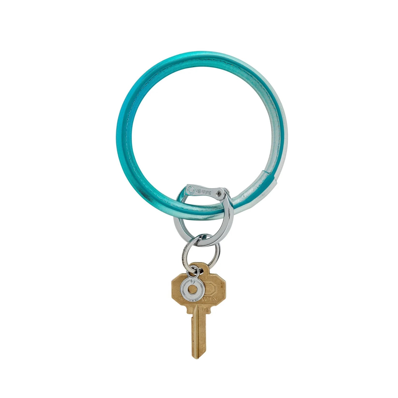 Leather Big O Key Ring Ombré On The Rocks