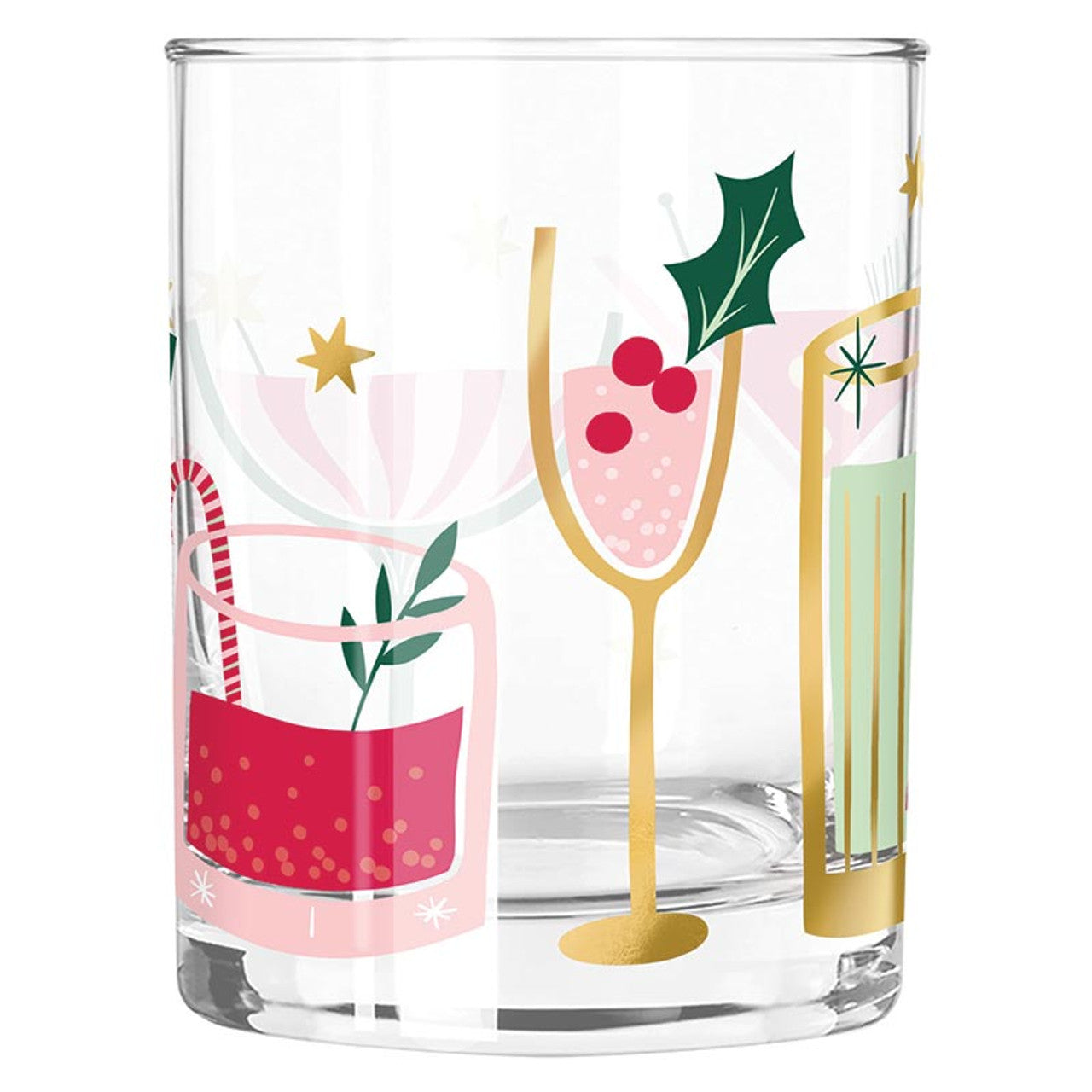 DOF Glass Holiday Drink