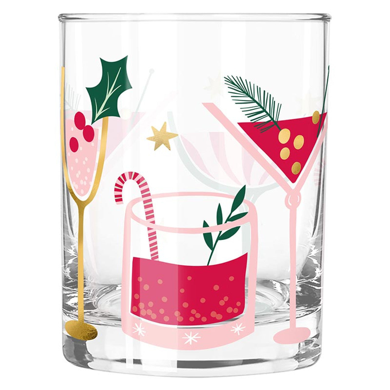 DOF Glass Holiday Drink