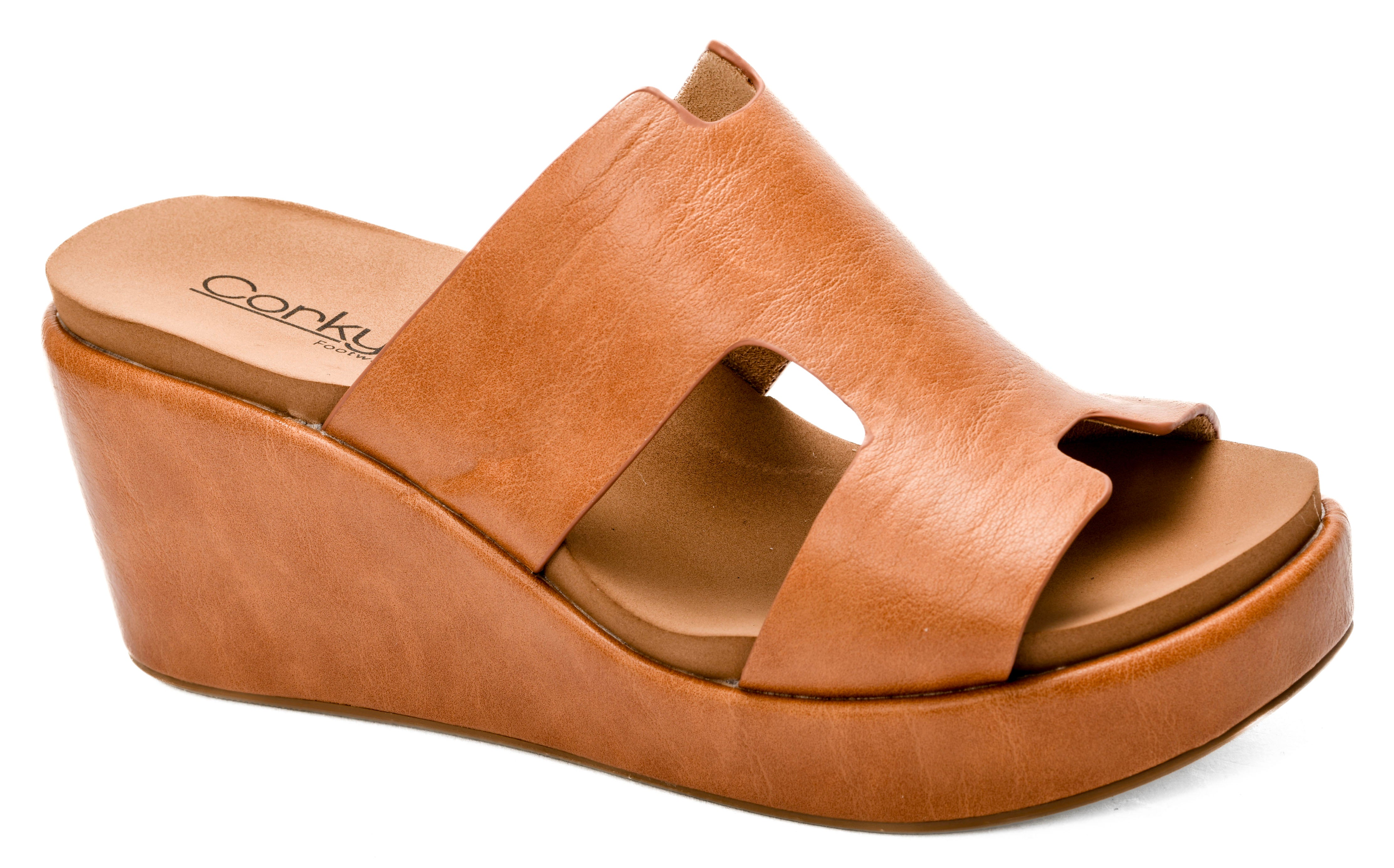 Pucker Up Wedges Cognac Smooth