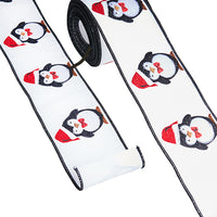 Wired Ribbon Penguin 4" X 10yds - Beau Kisses