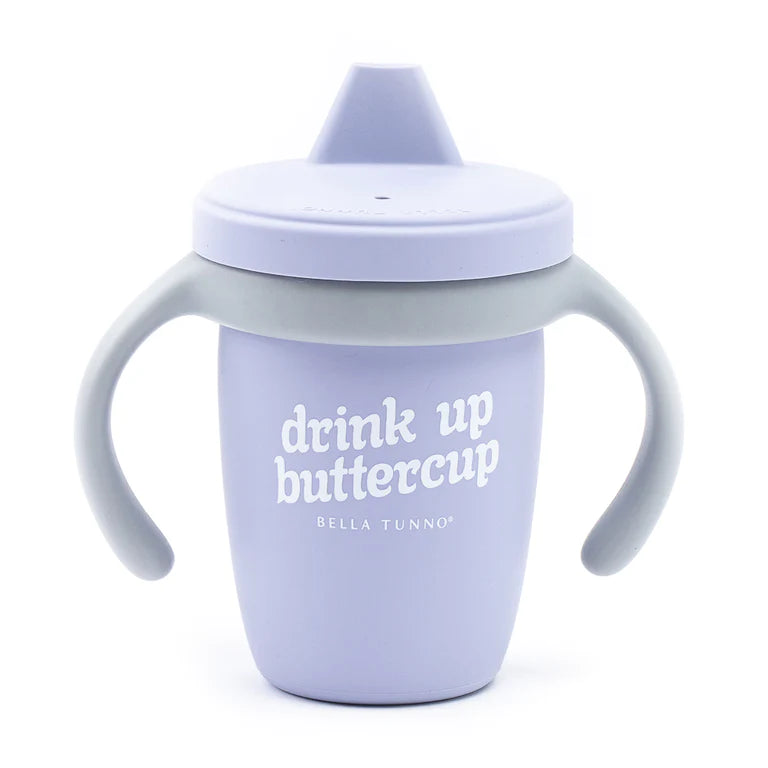 Drink Up Buttercup Sippy Cup Lavender