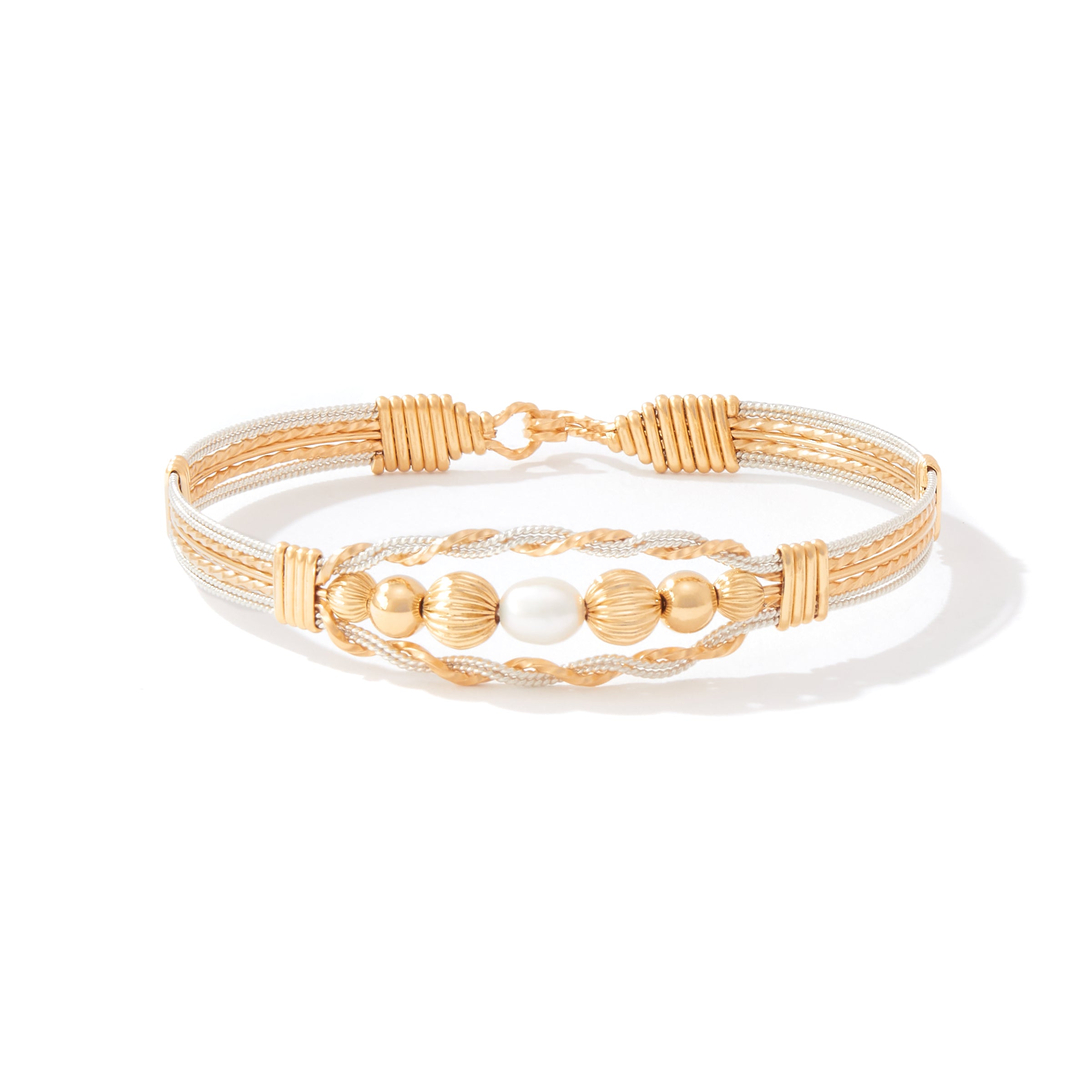 Self Love Bracelet Gold With Pearl Bead