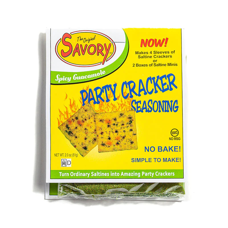 Savory Party Cracker Seasoning Spicy Guacamole