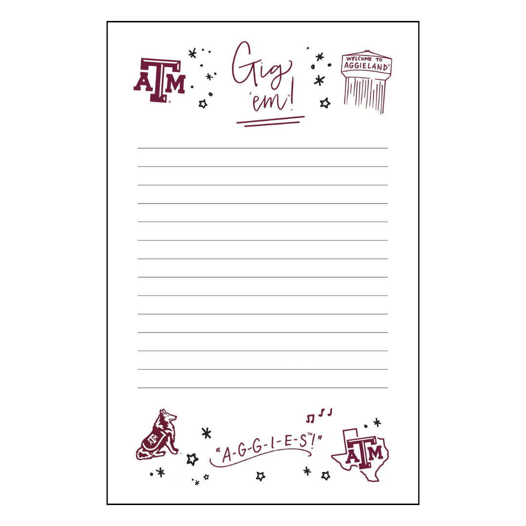 Collegiate Confetti Notepad