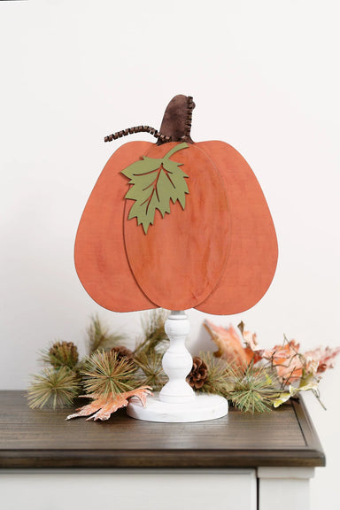 Rustic Pumpkin Topper - Beau Kisses