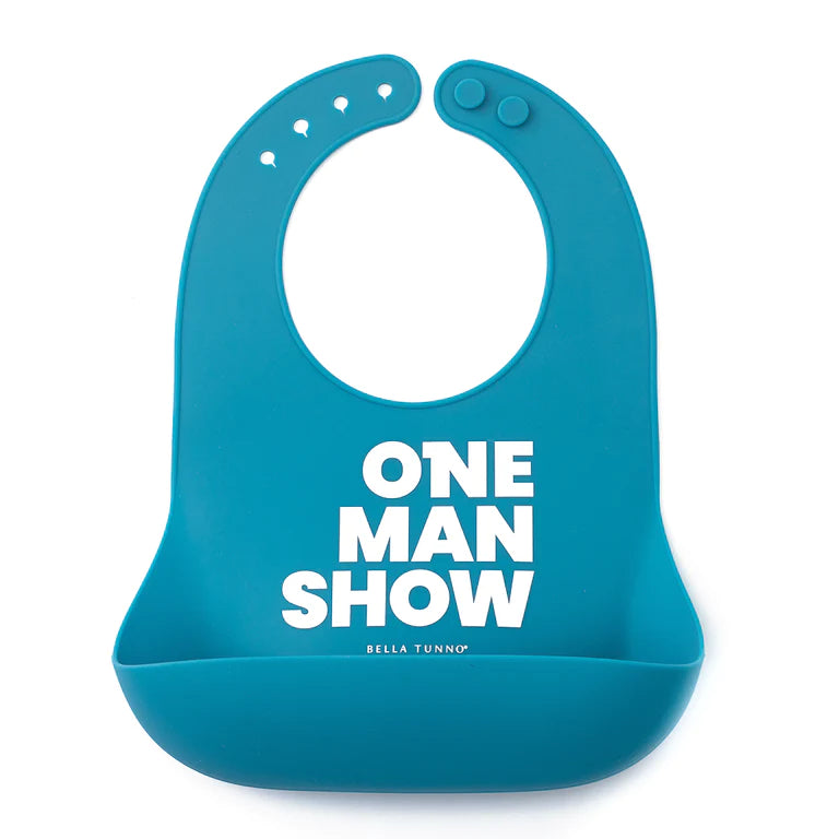 One Man Show Wonder Bib Ocean