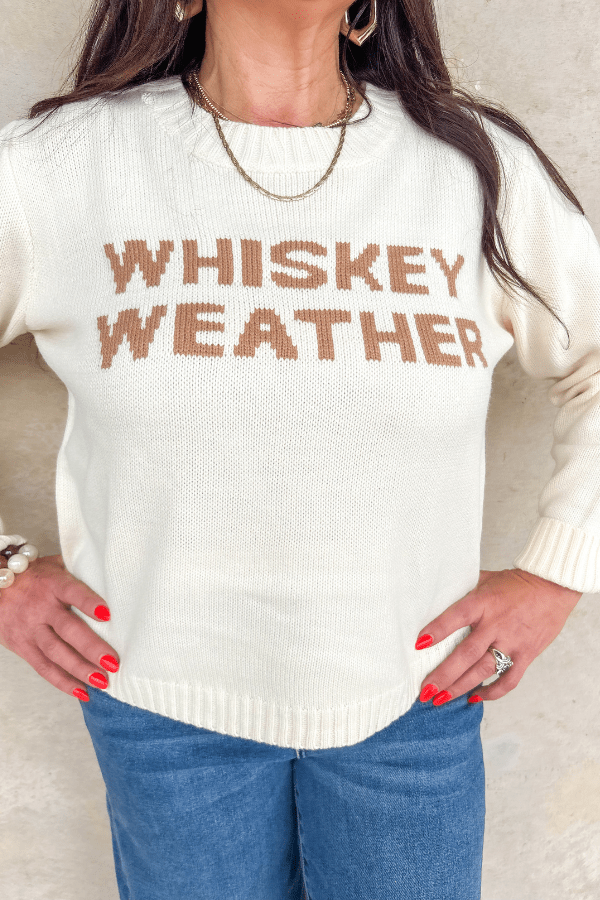Whiskey Weather Sweater Ivory