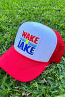 Foam Trucker Hat "Wake & Lake" - Beau Kisses