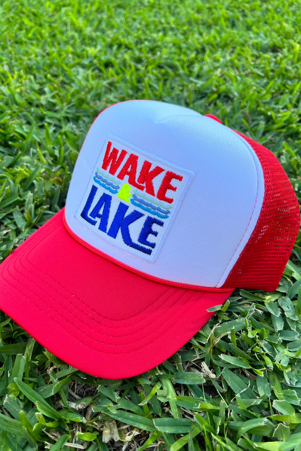 Foam Trucker Hat "Wake & Lake" - Beau Kisses