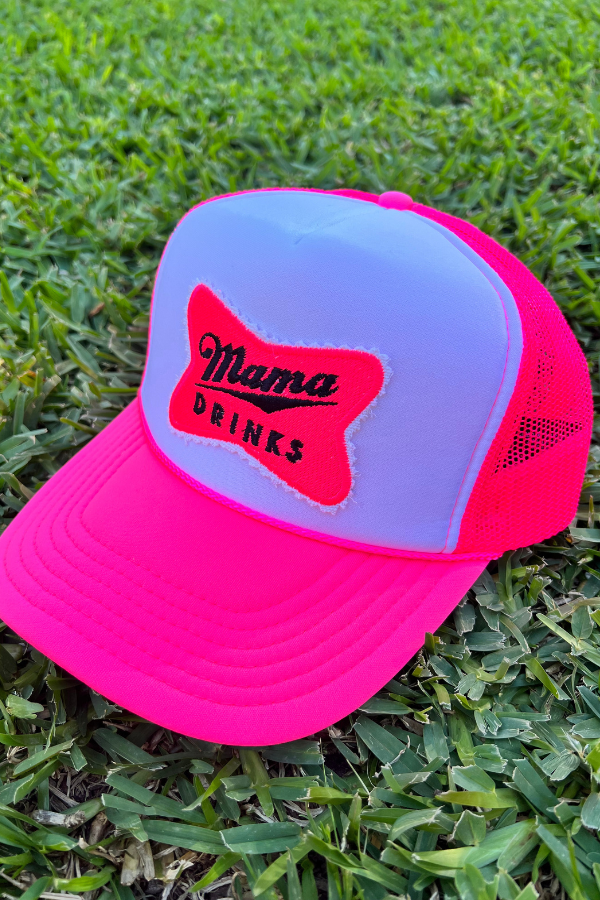 Trucker Hat Foam "Mama Drinks"
