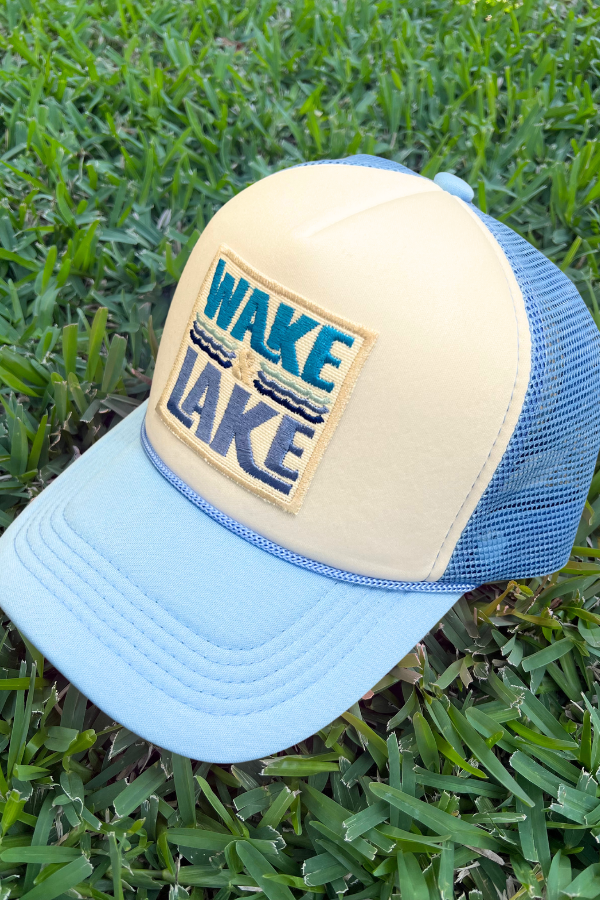 Foam Trucker Hat "Wake & Lake" - Beau Kisses