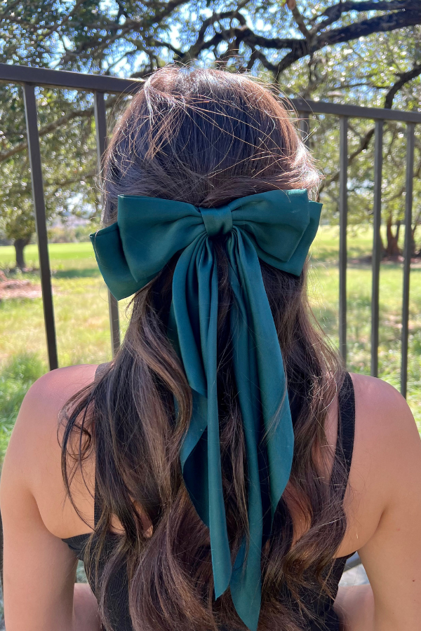 Large Satin Clip-In Bow