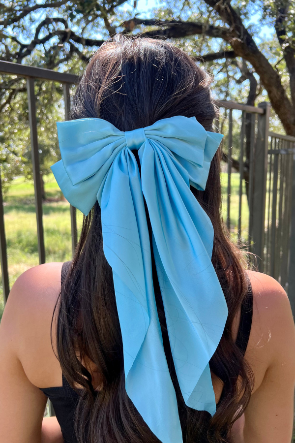 Large Satin Clip-In Bow