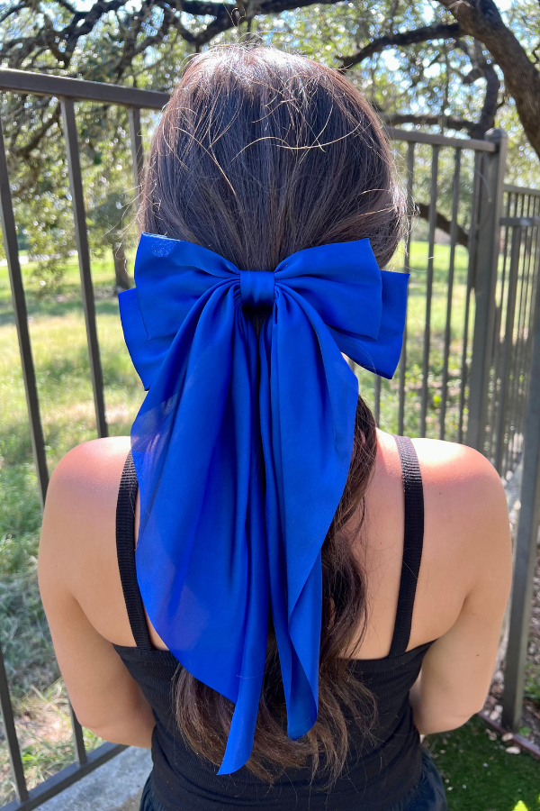 Large Satin Clip-In Bow