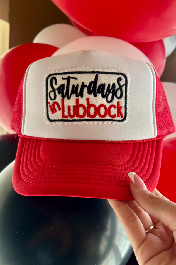 Foam Trucker Hat "Saturdays in Lubbock"