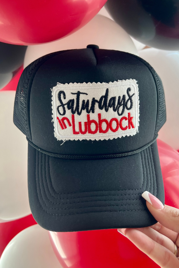 Foam Trucker Hat "Saturdays in Lubbock"