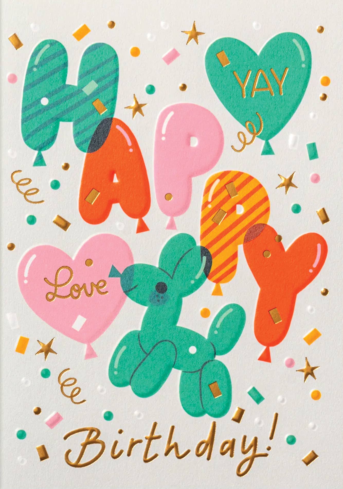 Fun Balloons Birthday Card