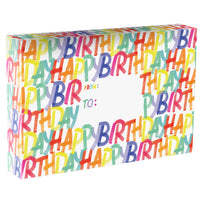 Rainbow Birthday Mailing Boxes Large - Beau Kisses