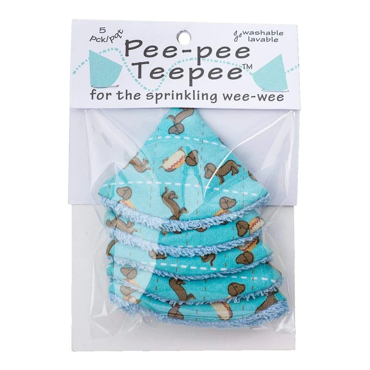 Pee-Pee Teepee Wiener Dog Blue