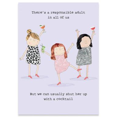 Responsible Girl Birthday Card - Beau Kisses