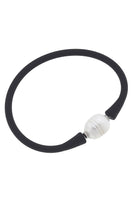 Bali Freshwater Pearl Silicone Bracelet - Beau Kisses