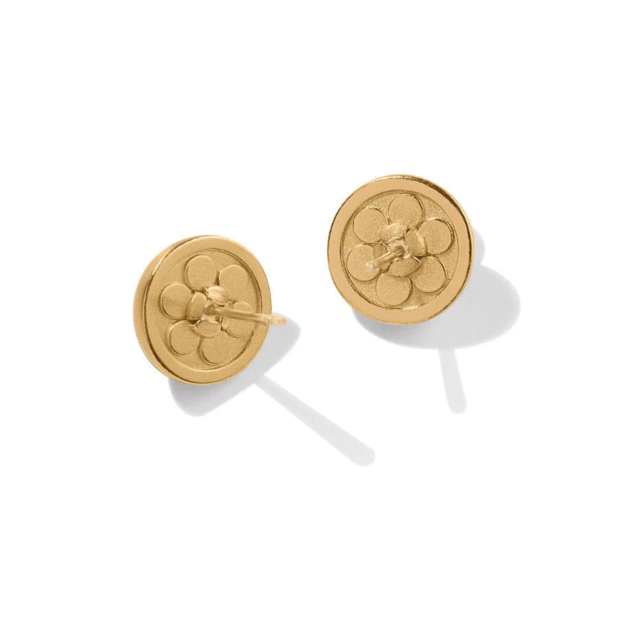 Contempo Post Earrings Gold