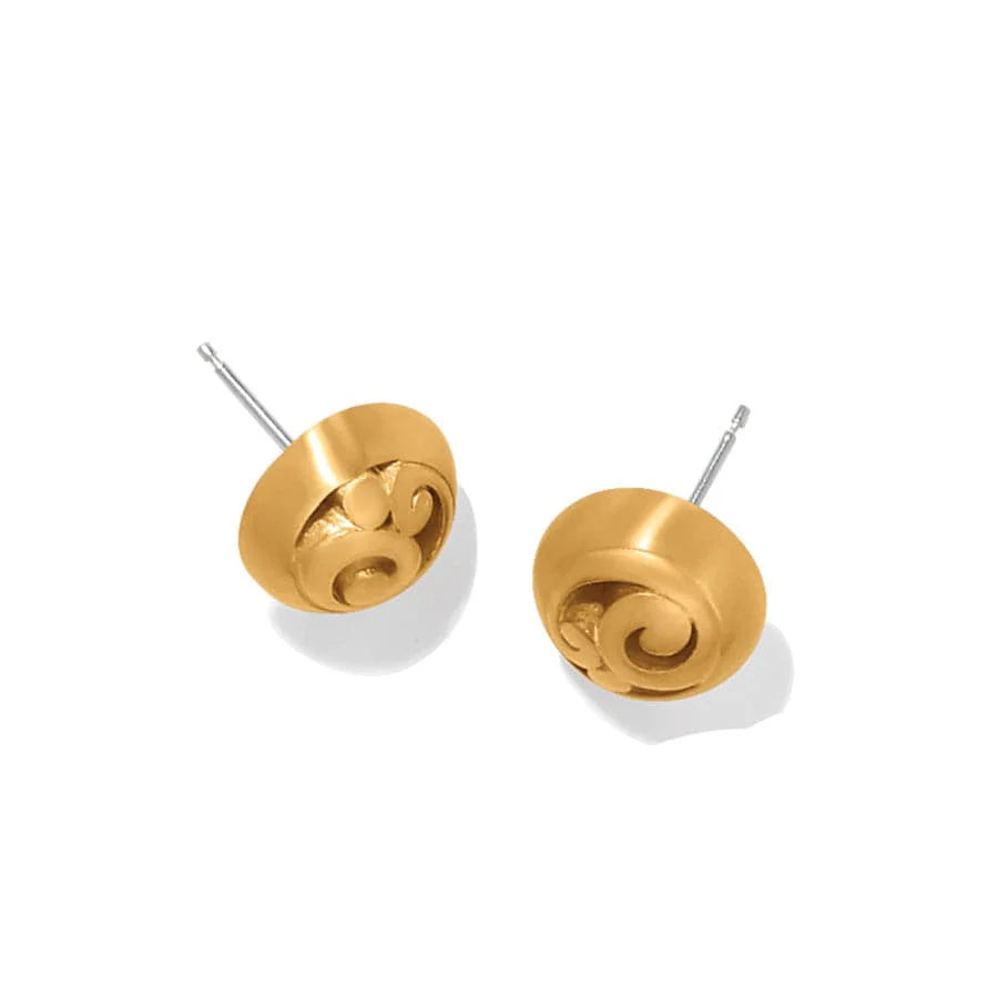 Contempo Post Earrings Gold