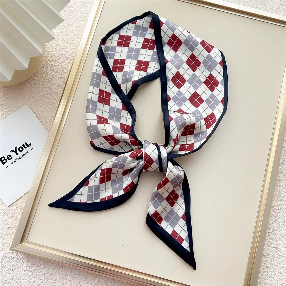 Crimson Frost Luxe Scarf - Beau Kisses