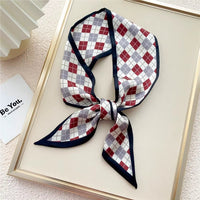 Crimson Frost Luxe Scarf - Beau Kisses