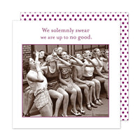 We Solemnly Swear Beverage Napkin - Beau Kisses