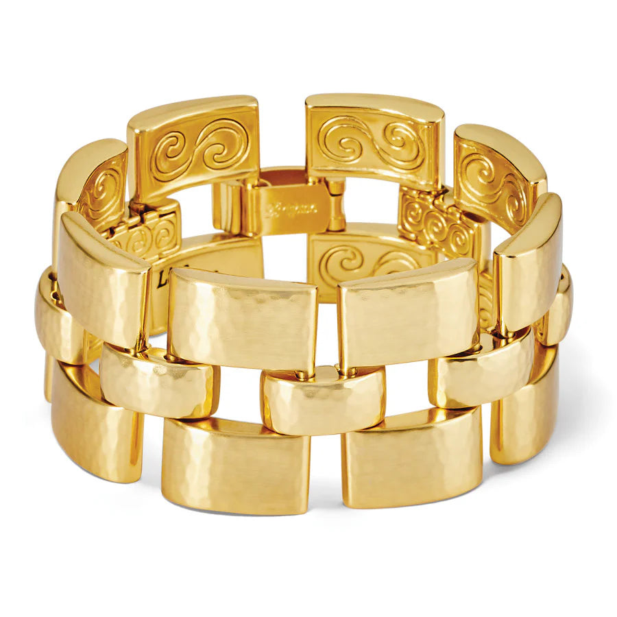 Dauphin Bracelet Brushed Gold