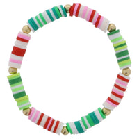 Kid's Rubber Holiday Stretch Bracelets - Beau Kisses