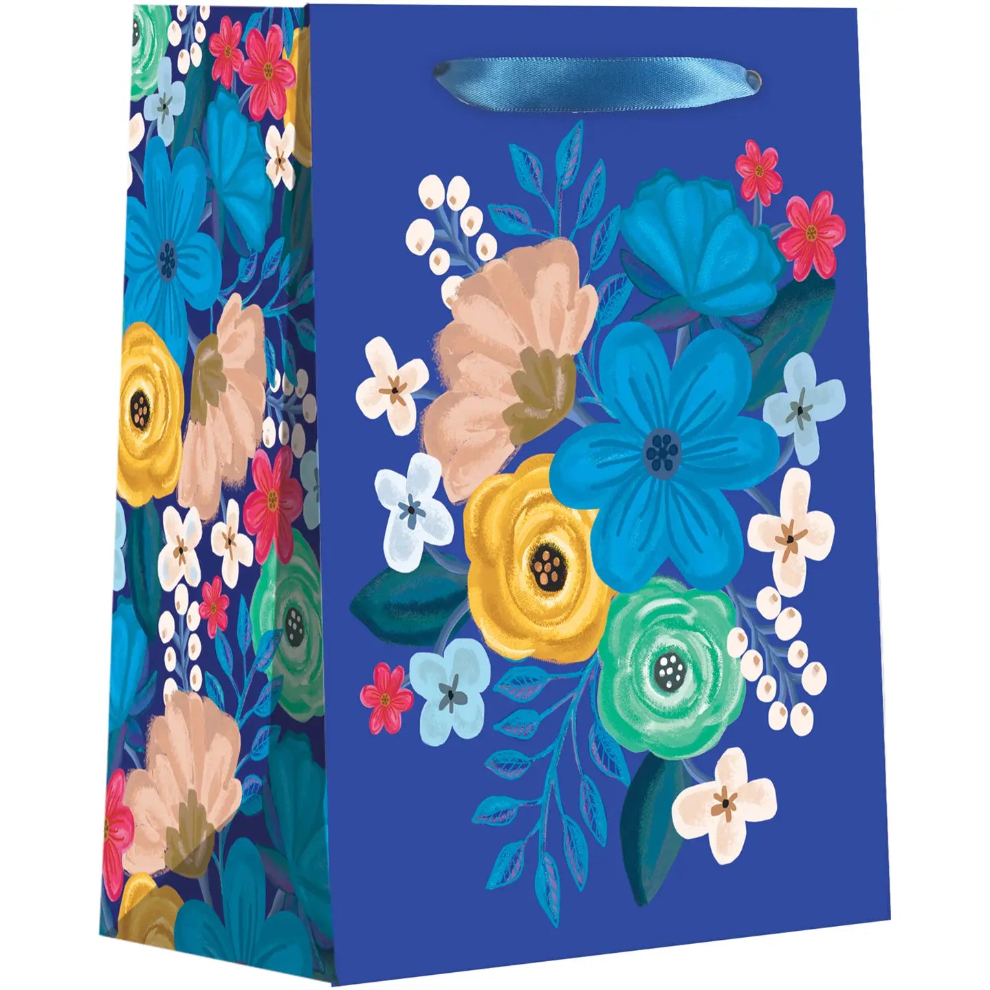 Gift Bag Gypsy Floral Blue Tiny - Beau Kisses