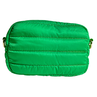 Ella Quilted Puffer Camera Bag Green ONLINE ONLY - Beau Kisses