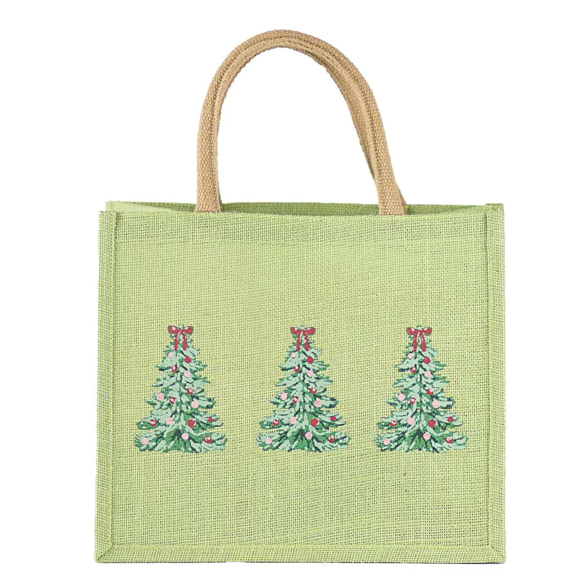 Noelle Tree Trio Gift Tote Light Green