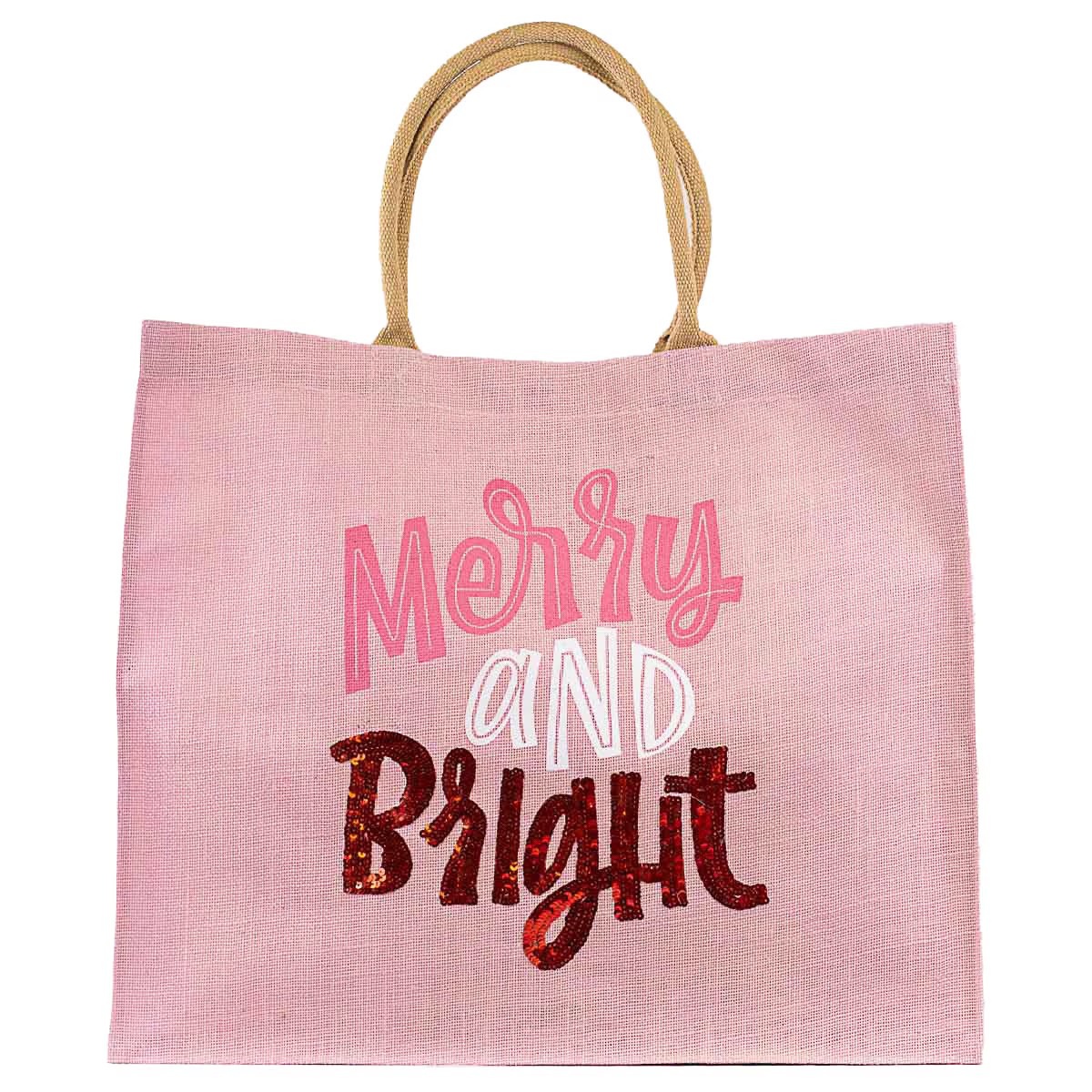 Merry and Bright Caryall Tote Pink