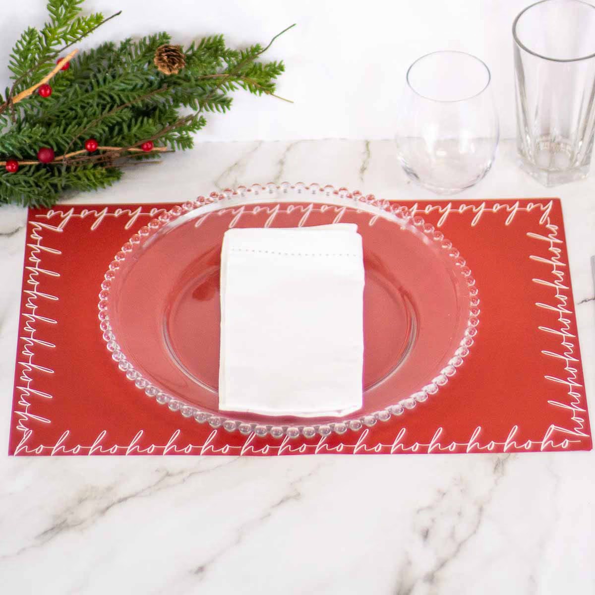 Holiday Paper Placemats Set of 25