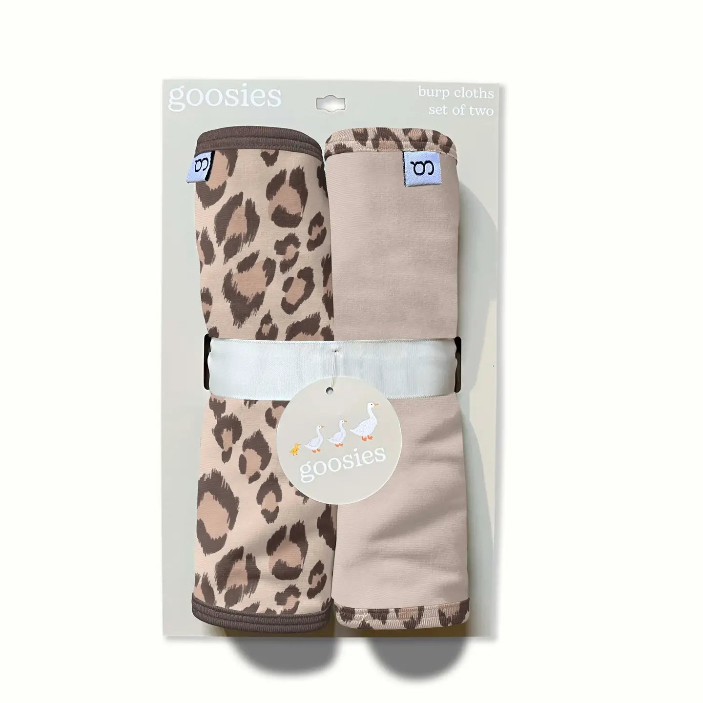Classic Leopard Burp Cloth Set - Beau Kisses