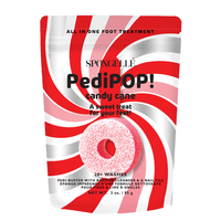 Pedi Pop Pedi Buffer and Nail File Holiday Candy Cane - Beau Kisses