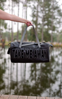 Duffle Bag Take Me Away Black and Grey - Beau Kisses