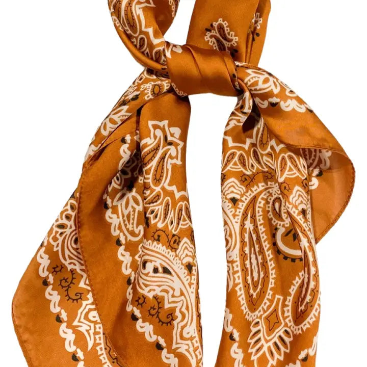 Wild Rag Scarf Burnt Orange