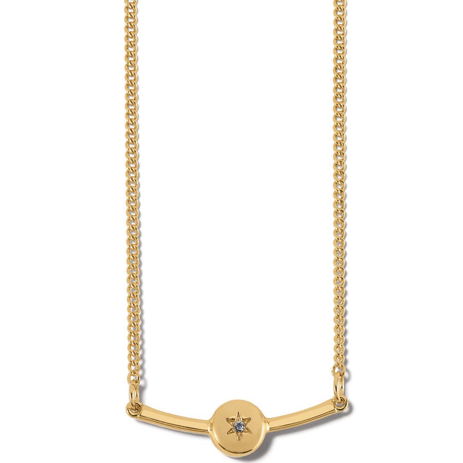 Illumina Bar Necklace Gold