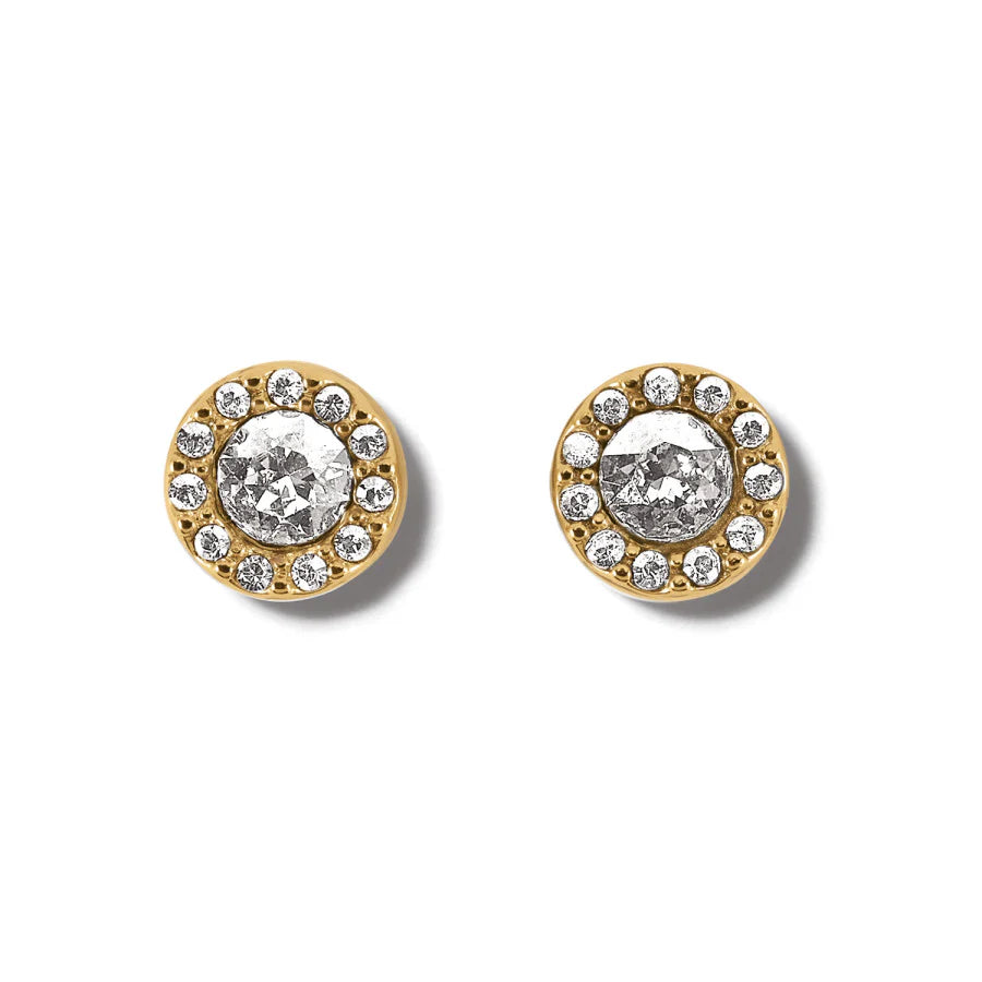 Illumina Solitaire Post Earrings Gold