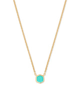 DAVIE PENDANT NECKLACE 18K GOLD VERMEIL CHRYSOPRASE - Beau Kisses