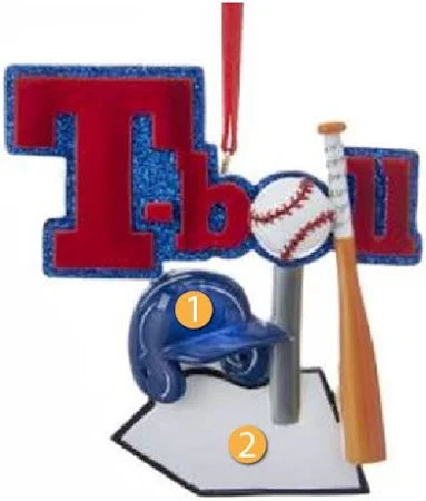 Kurt Adler T-Ball Personalize Ornament