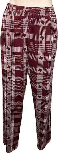 Men's Howdy Plaid Sleep Pants Maroon and Gray - Beau Kisses