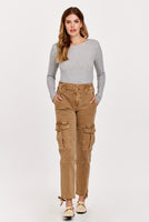 Richie High Rise Cargo Pants Butterscotch - ONLINE ONLY - Beau Kisses