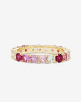 Heiress Ombre Ring Gold Pink - Beau Kisses