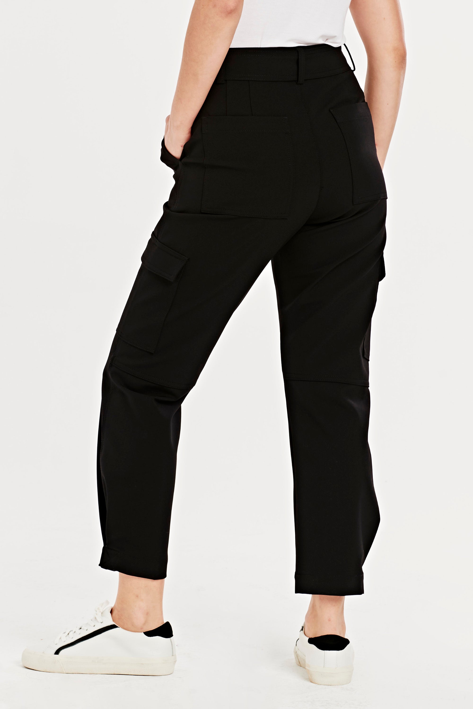 Penelope Cargo Fit Pants Black - Beau Kisses